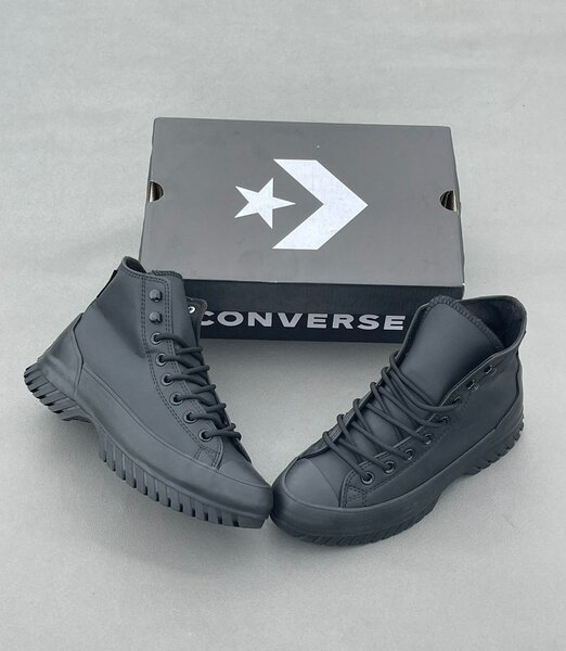 Converse Bottes Noires Homme
