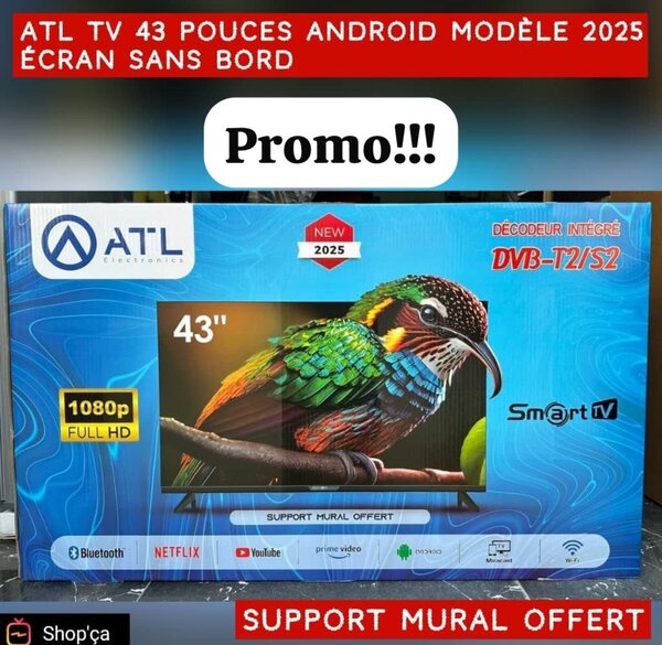 Smart TV Android 43" ATL 2025