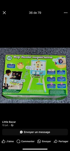 Chevalet éducatif magnétique