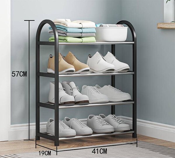 Étagère à Chaussures 4 Niveaux