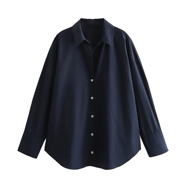 Chemisier bleu nuit