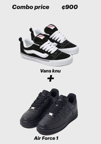 Vans and Airforce