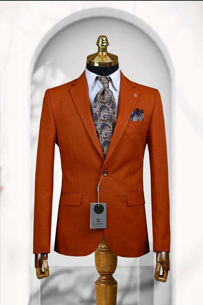 Blazer orangé (veste uniquement)