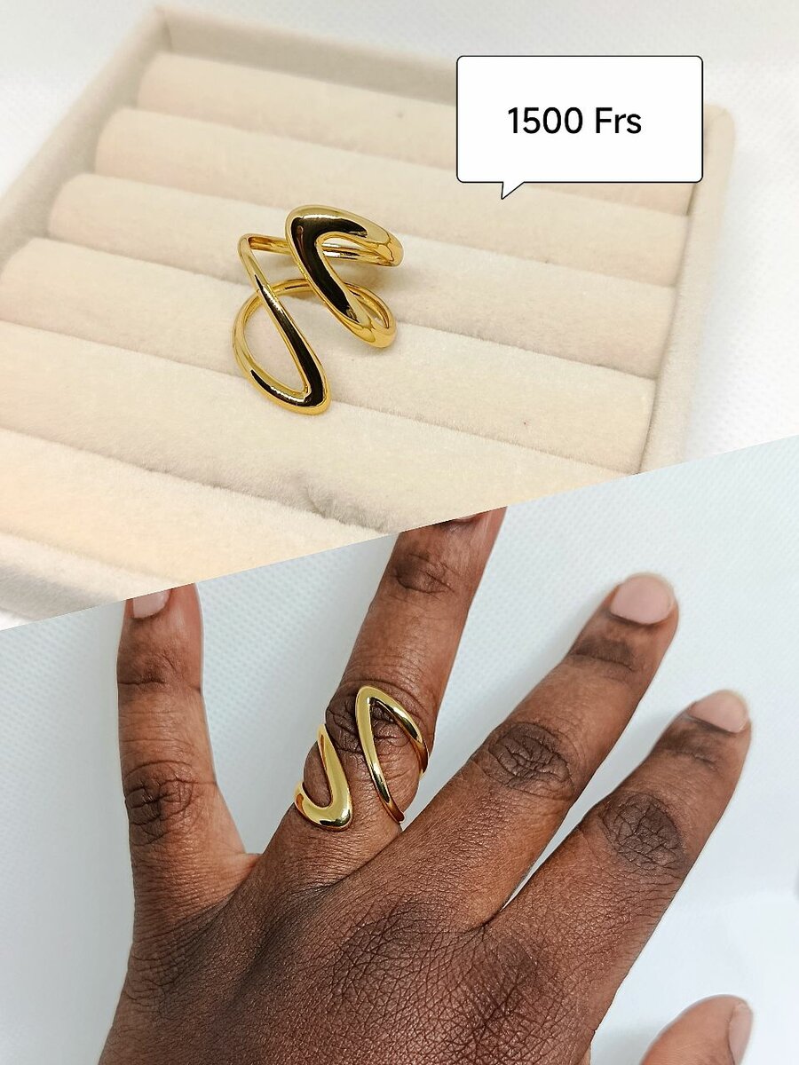 Bague dorée