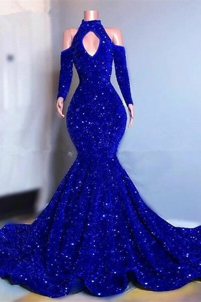 Ladies sequin long dress