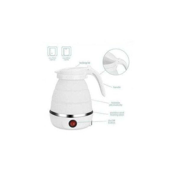 Bouilloire électrique Pliable 600ml En Silicone Foldable Ele