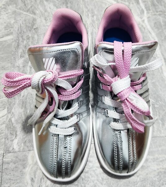NEW  K-Swiss Metallic Vintage Sneakers