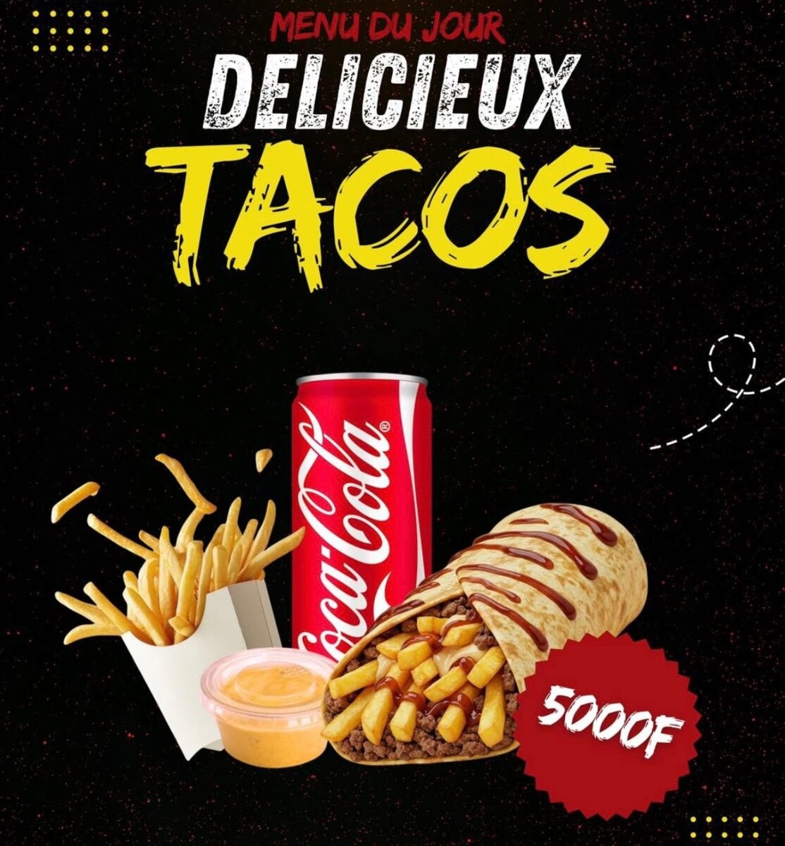 Menu Tacos XXL Délicieux