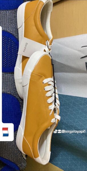 Baskets confortables pour hommes jaune
