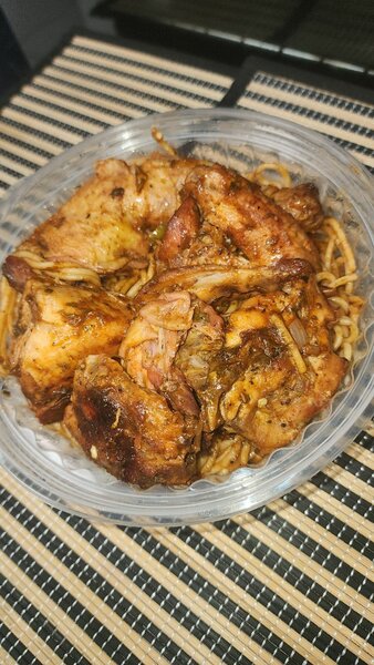 Spaghetti au poulet