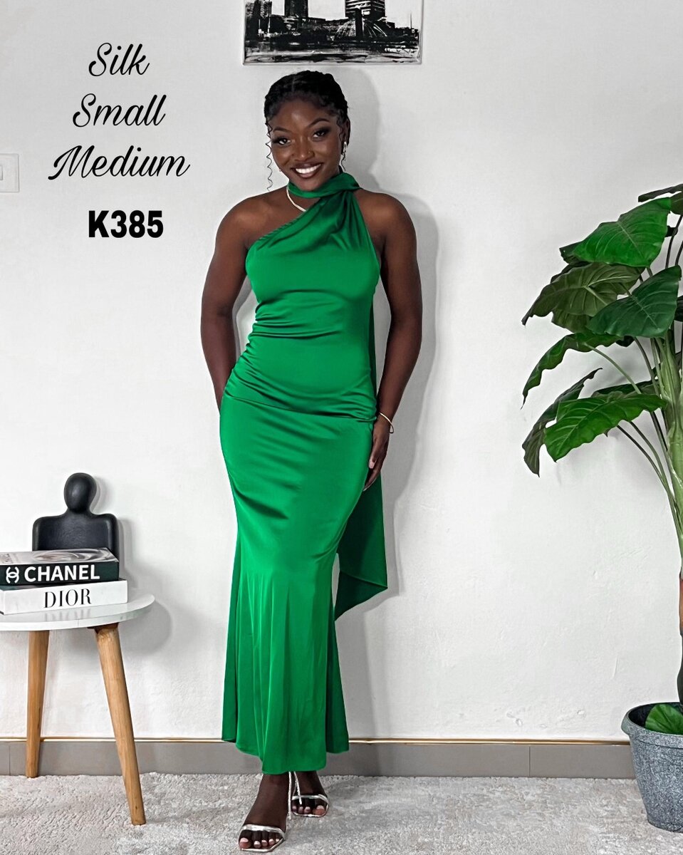 Silk maxi dress