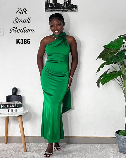 Silk maxi dress