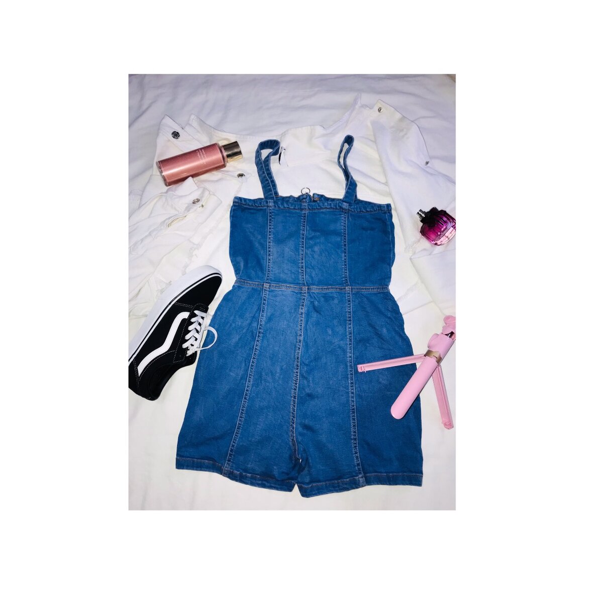 Denim romper