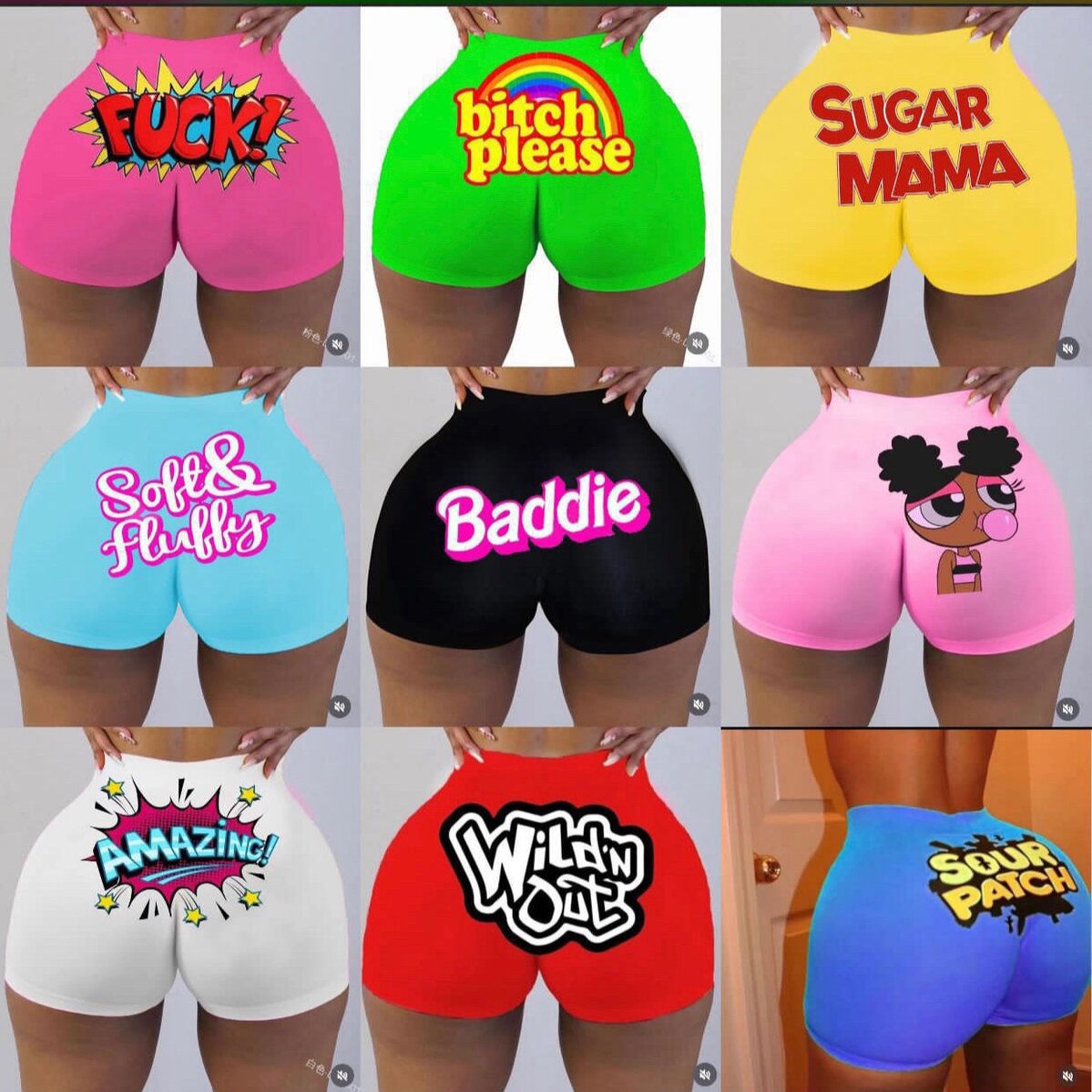 Booty shorts