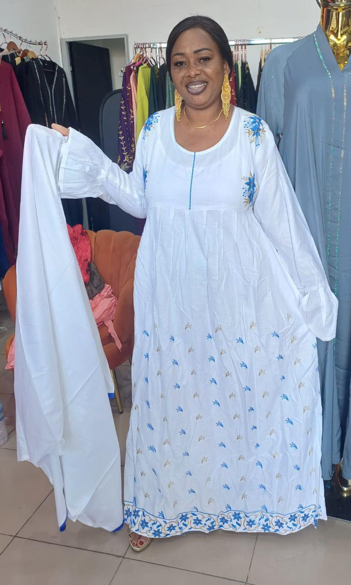 Boubou blanc
