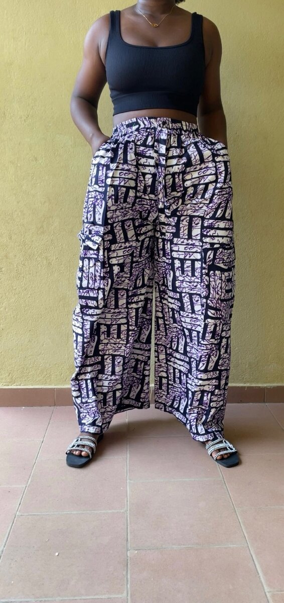 Pantalon Palazzo cargo