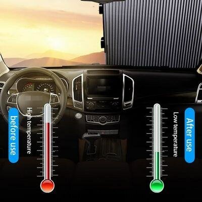 Pare-brise de fenêtre de voiture pare-soleil rétractable par