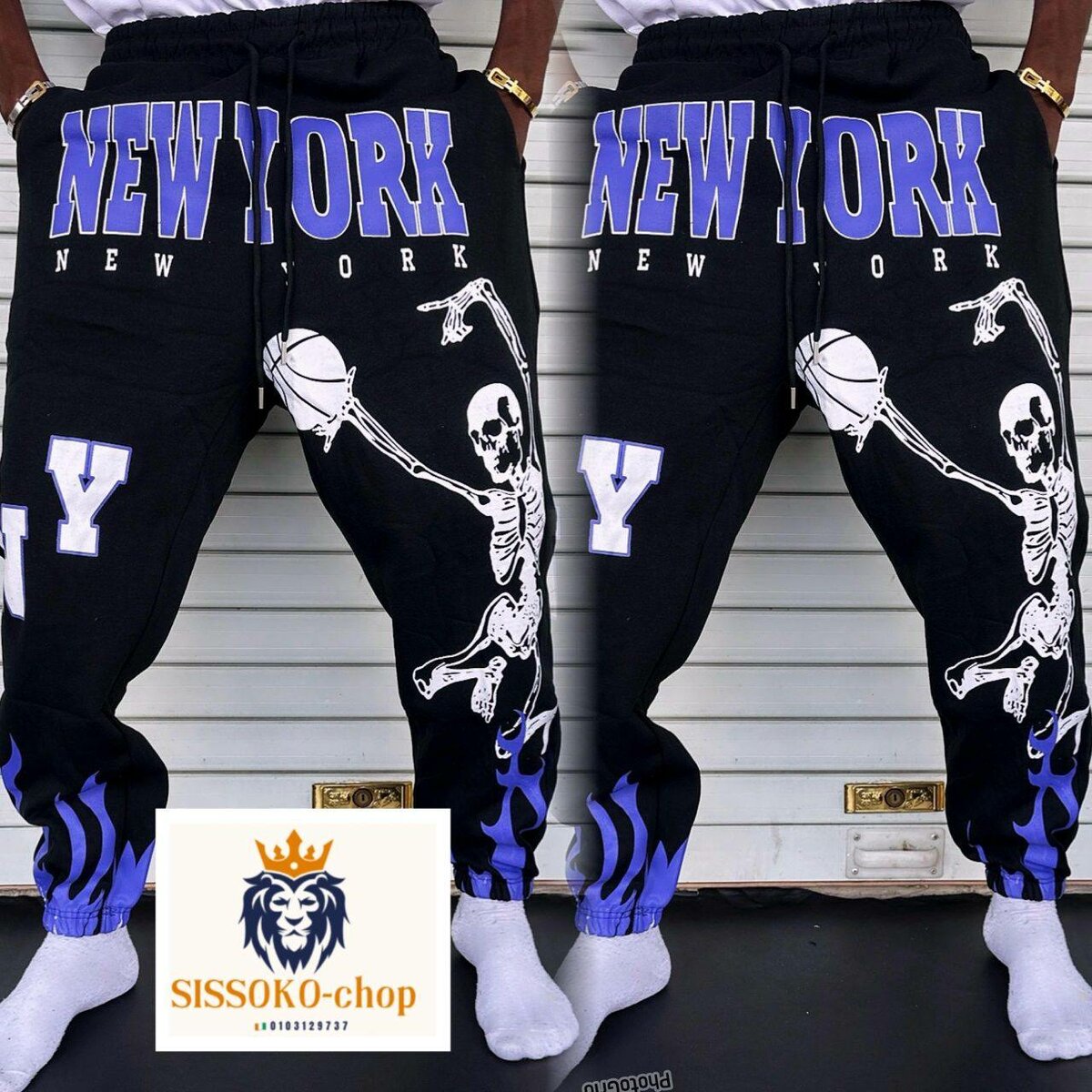 Pantalons Squelette New York