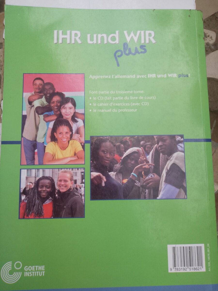 Livre d'allemand : IHR und WIR plus