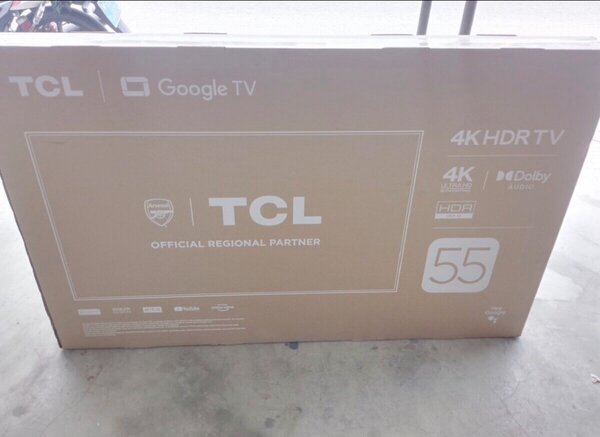 TCL 55inches television, smart