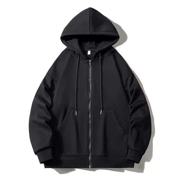 Veste à capuche zippée unisexe