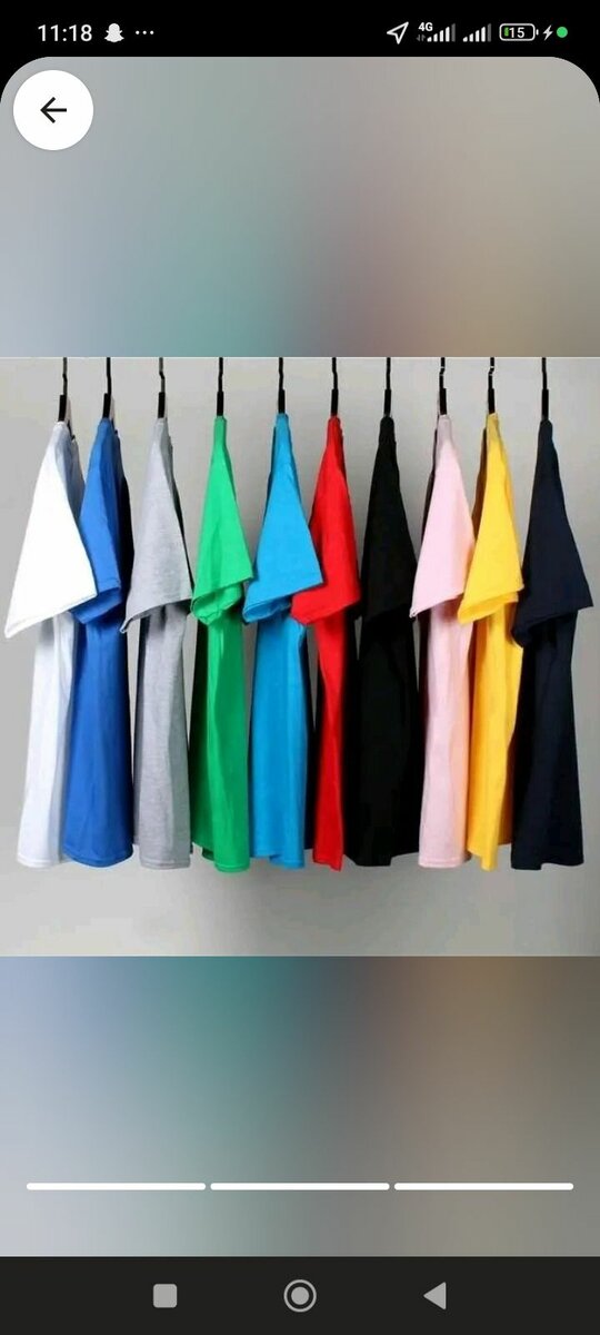Tee-shirt de toute les couleurs
