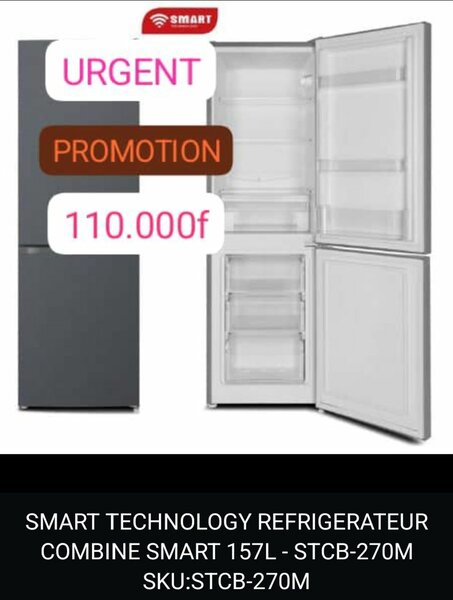 REFRIGERATEUR COMBINE 157 LITRES SMART TECHNOLOGY GARANTIE :