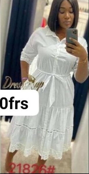 Robe tissée femme
