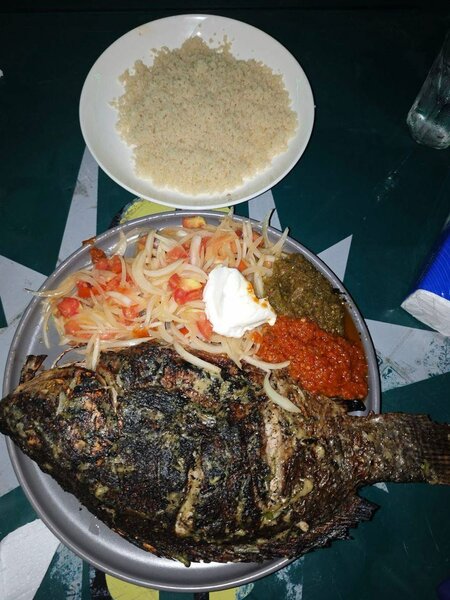 Poisson braisé