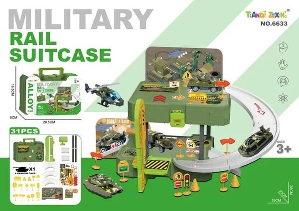 Ensemble de jouets de base militaire pour enfants
