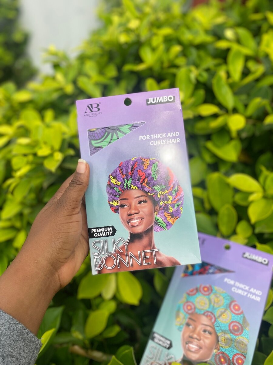 Bonnet en Satin pour Cheveux Épais