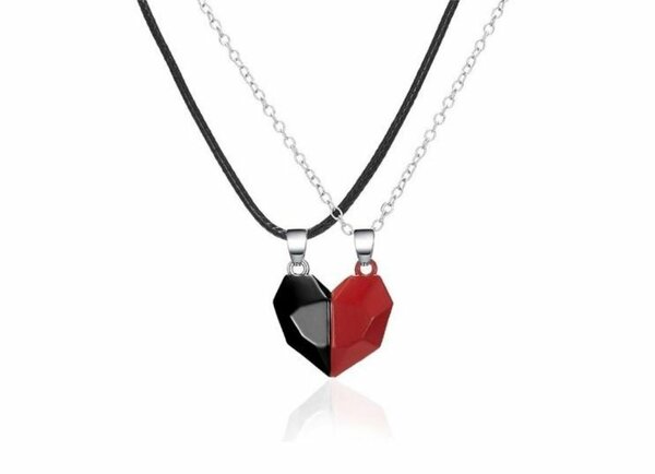 pendentif couple coeur
