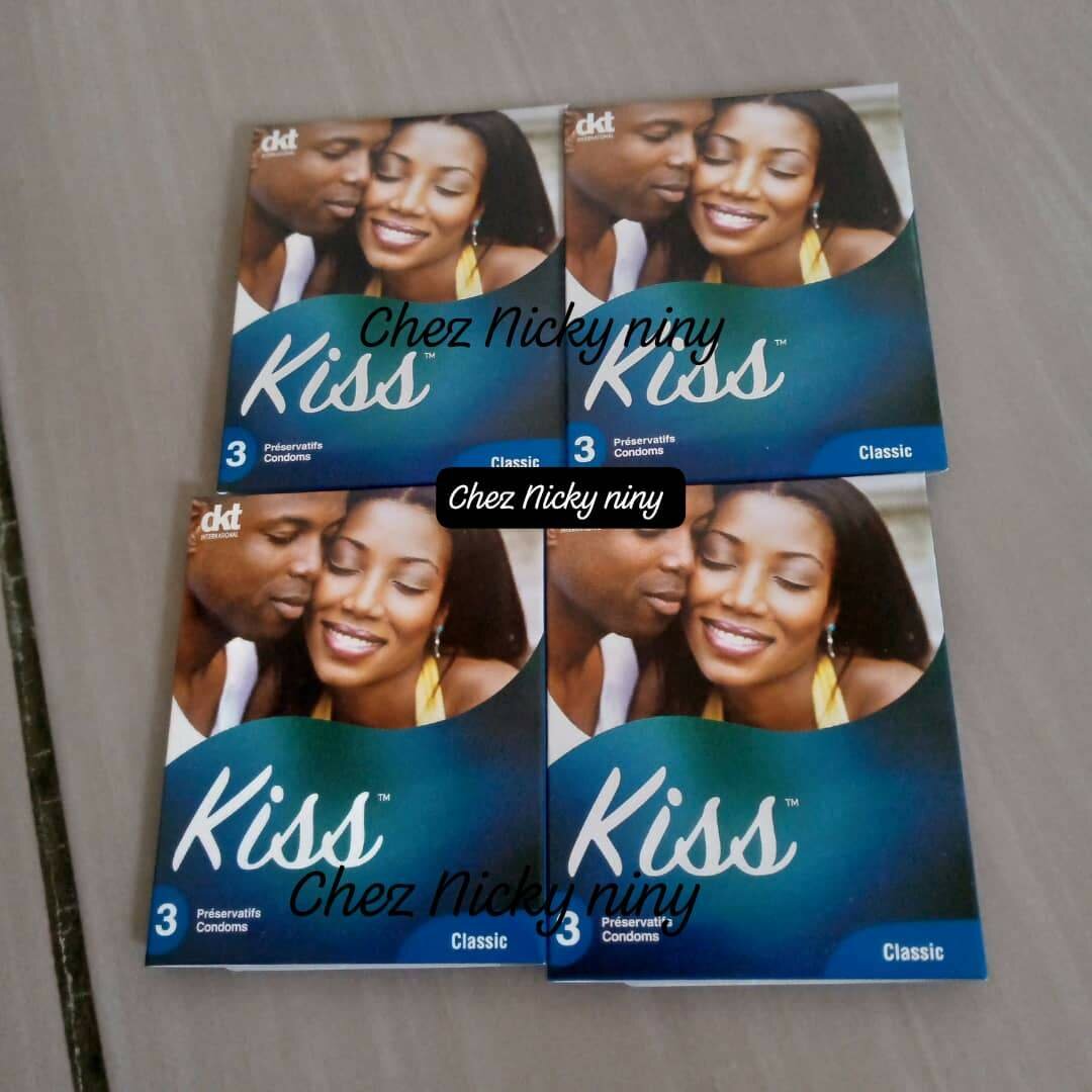 Lot de 24 préservatifs kiss