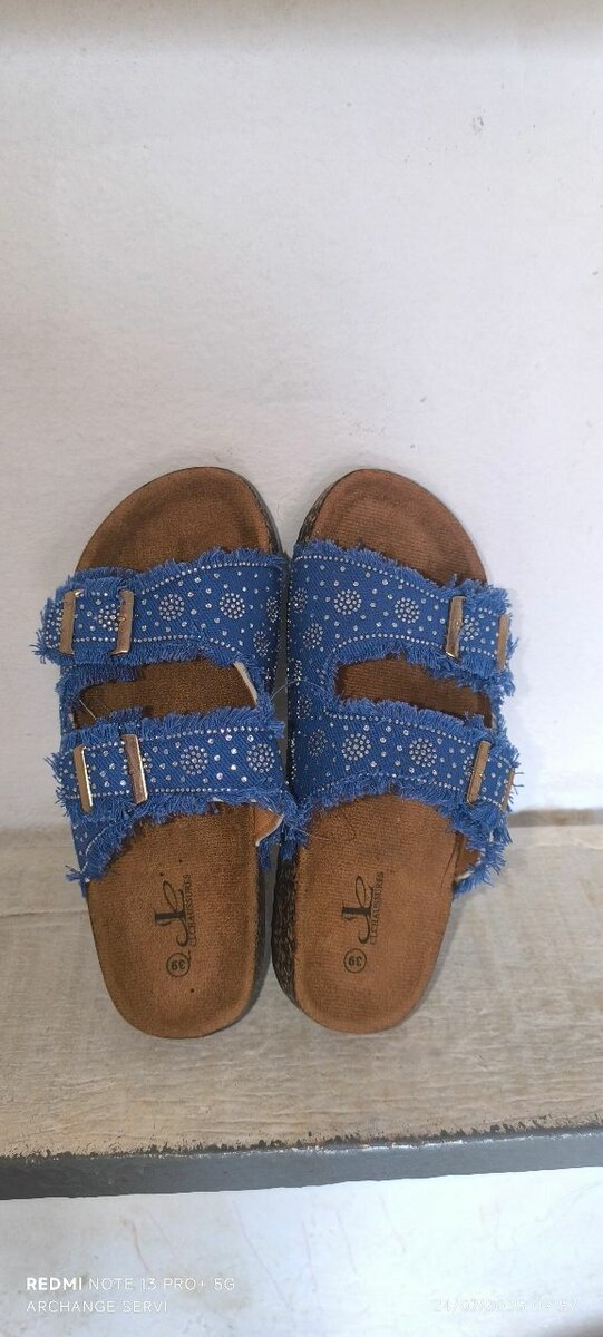 Sandales décontractées en tissu