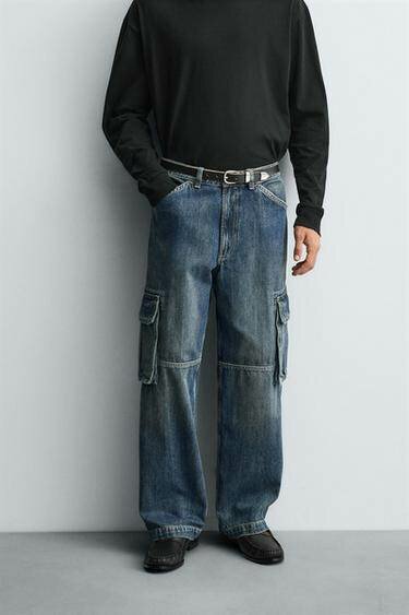Jeans cargo homme tendance