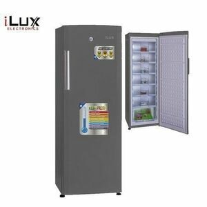 Ilux Congélateur Vertical ILCV206 - 206L - 7 Tiroirs - Inox - Garantie 6 Mois