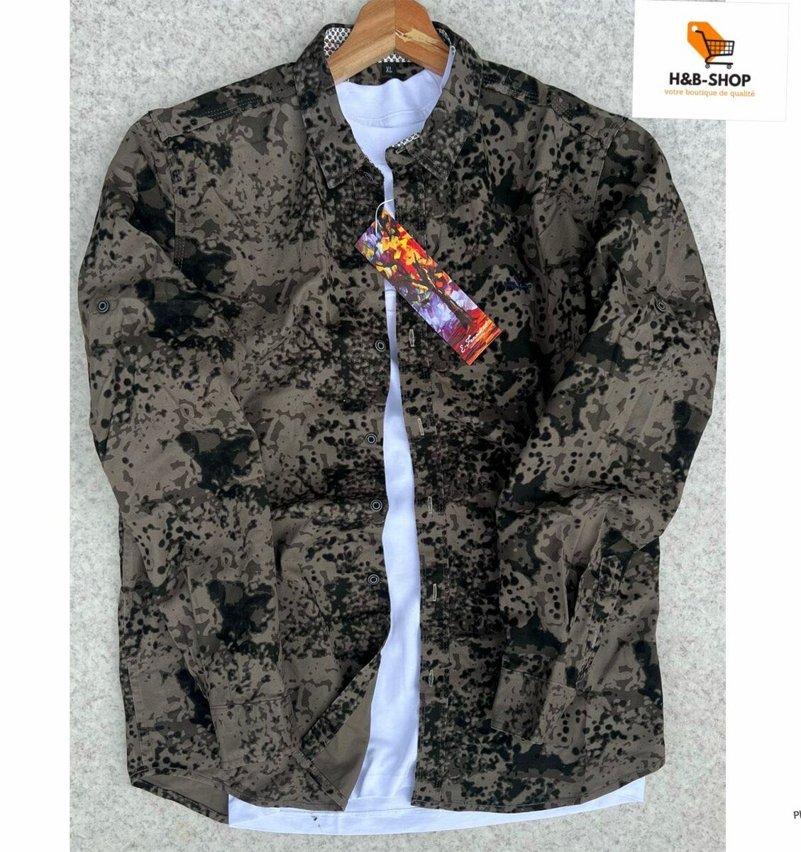 Chemise 100% coton