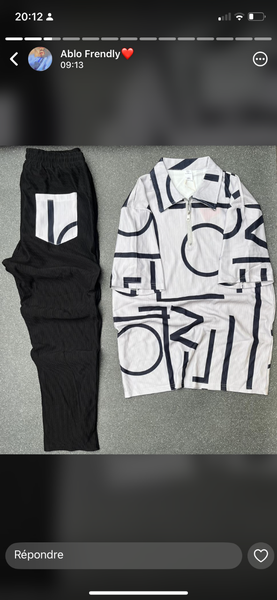 Ensemble chemise et pantalon moderne