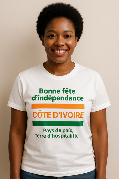 T-shirt Côte d'Ivoire Indépendance