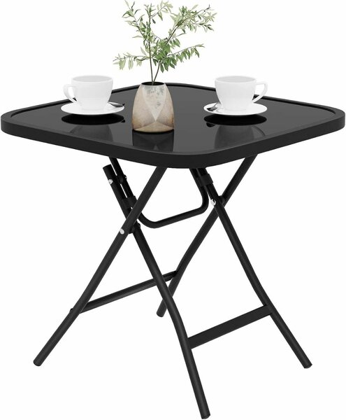 Table pliante portable noir