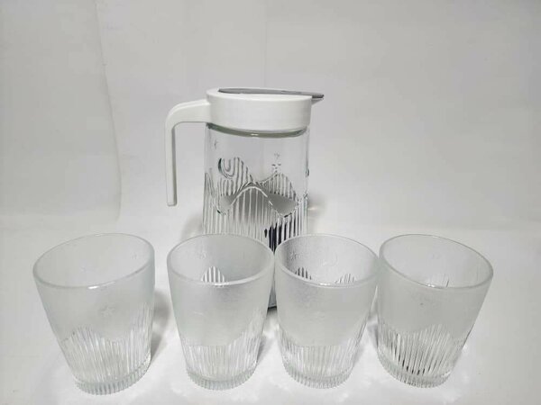 Glass jar set