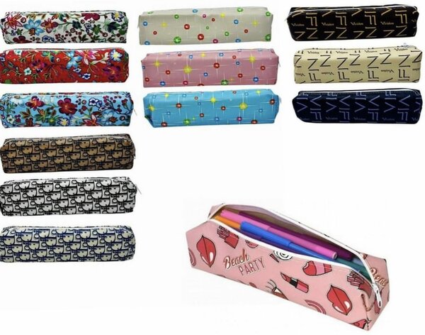 Trousse à Crayons Motifs Colorés