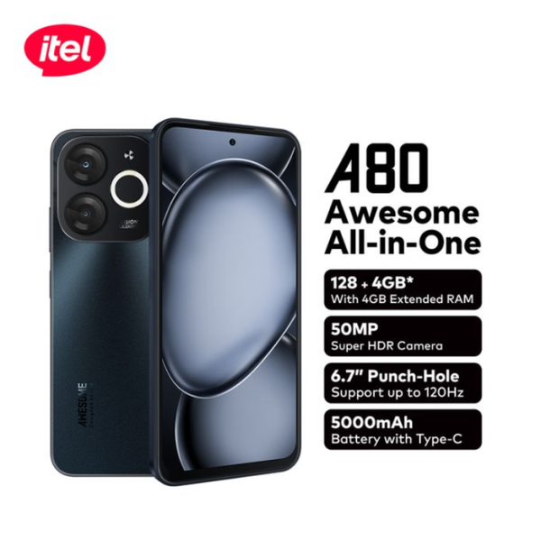 Itel A80 3 Go De RAM + 128 Go De ROM