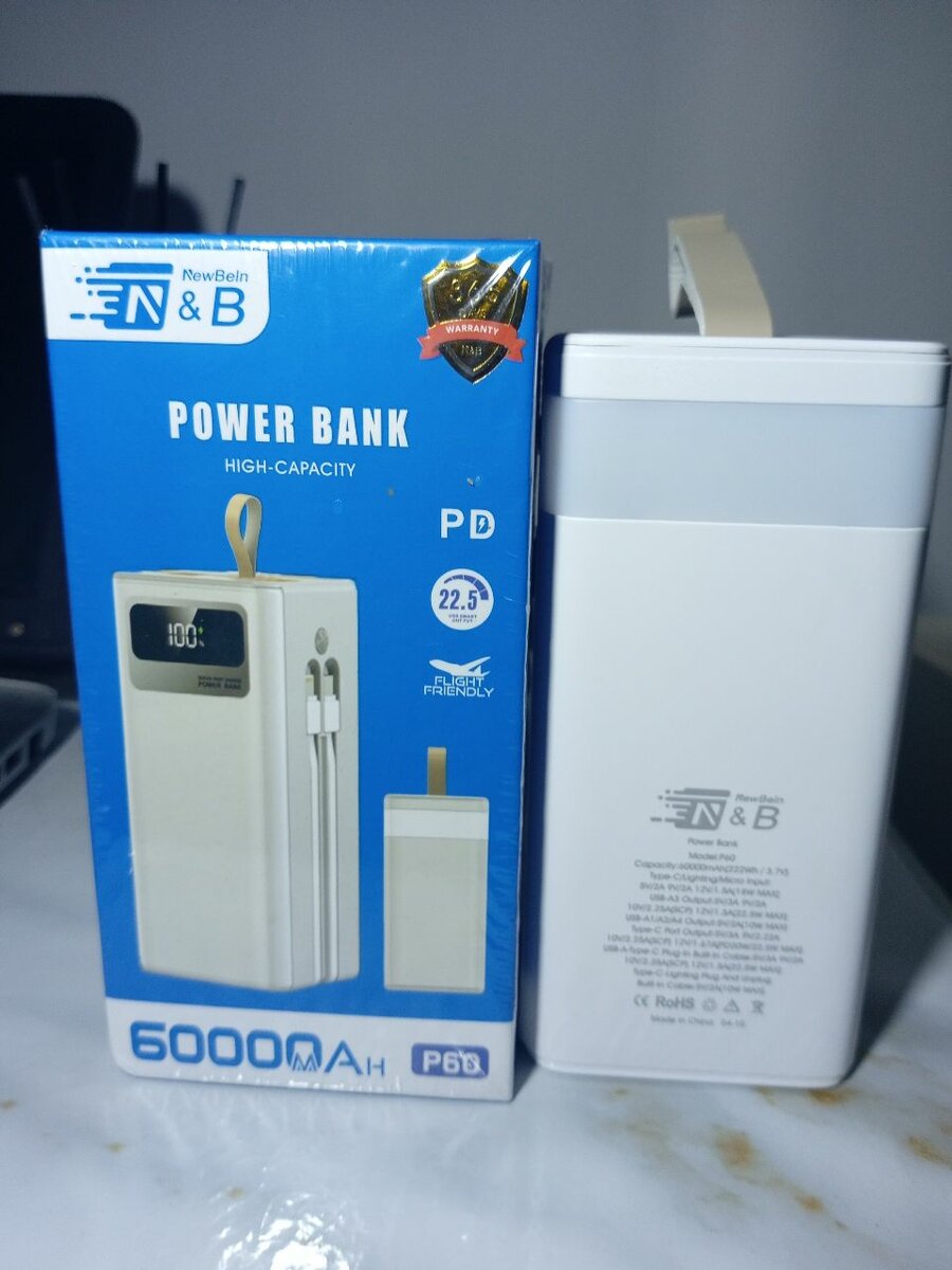 Power Bank 6000mAh PD N&B