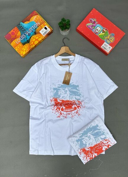 T-shirt en coton imprimé