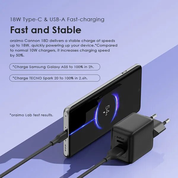 Chargeur oraimo Cannon
