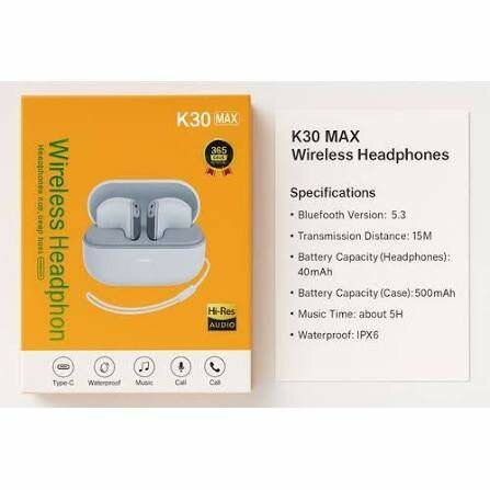 Écouteurs sans fil K30 Max