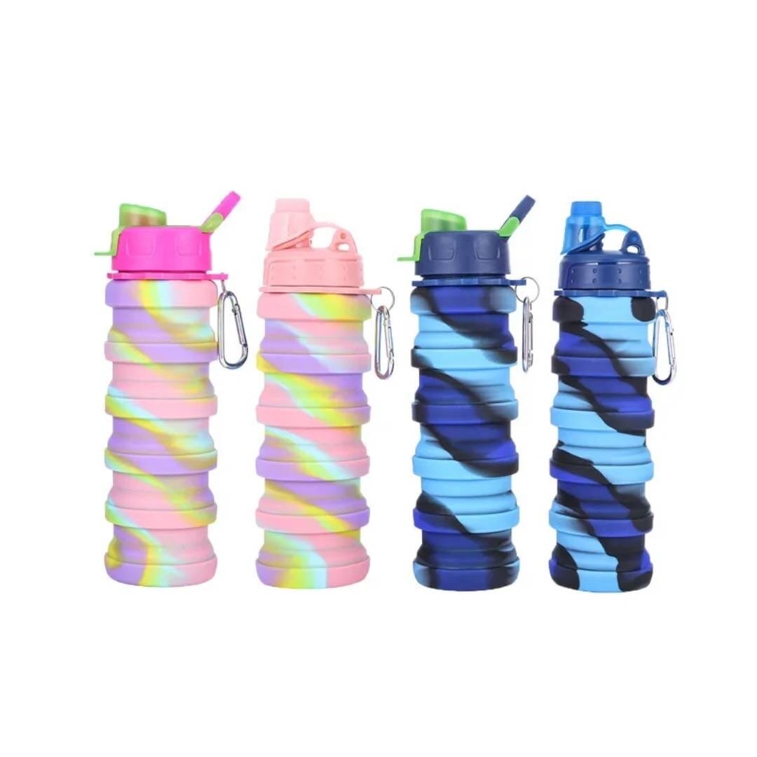 Gourde pliable en silicone