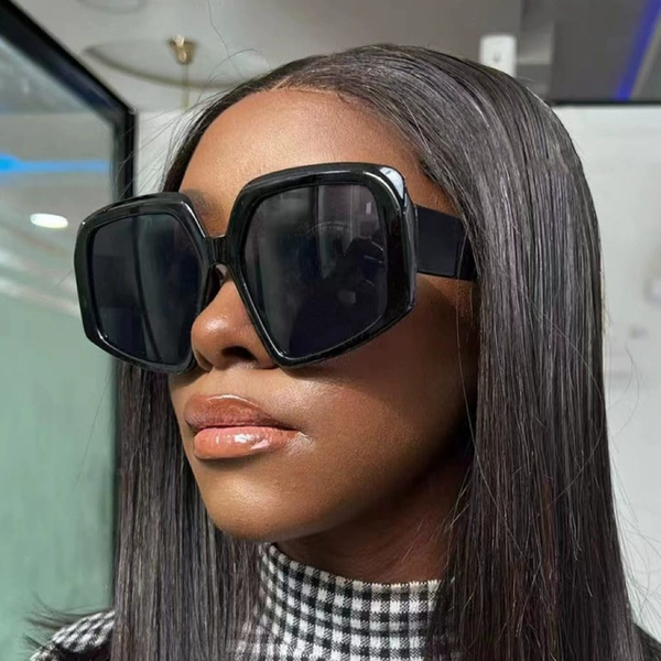 Large Sunglasses black BIG STUNNA