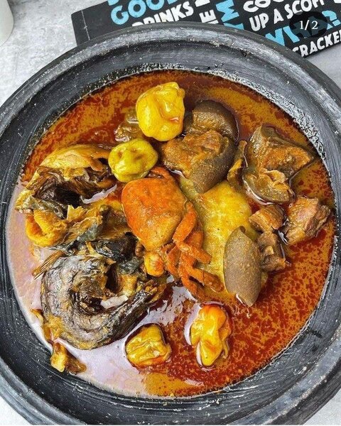 Foutou sauce graine